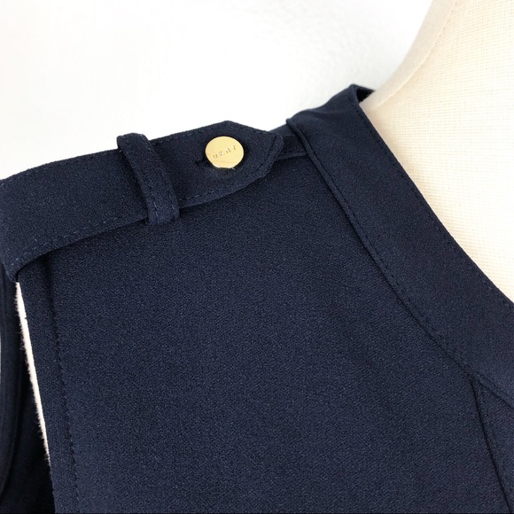 New DKNY button down sleeveless sheath dress blue - Picture 5 of 8